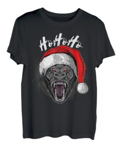 HoHoHo Weihnachten Gorilla Kostüm Lustige Gorilla Weihnachten Pjs T-Shirt