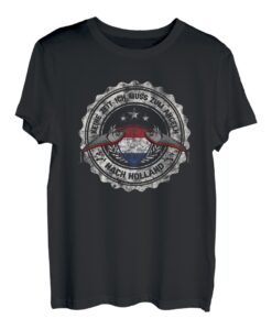 Holland Angeln Niederlande Flagge Angeltour Hecht Angler T-Shirt