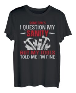 Holzarbeiter, Zimmermannswerkzeuge, Vintage-Hammer, manchmal I T-Shirt