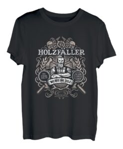 Holzfäller Design lustiger Spruch Beil & Seele Holzfäller T-Shirt