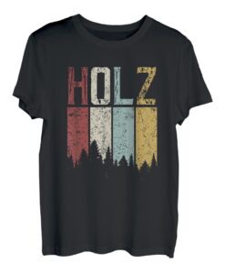 Holzfäller Holz Waldarbeiter Forst Wald Motorsäge Vintage T-Shirt