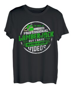 Holzfäller-Kettensägen-Holzfäller-Schneidewerkzeug, Kofferraum T-Shirt