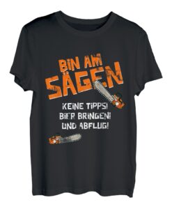 Holzfäller Motorsägen Holzhacken Zimmermann Holz T-Shirt
