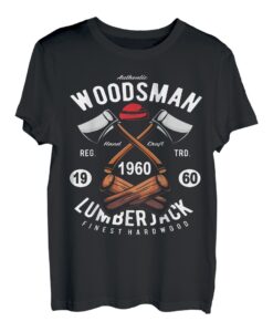 Holzfäller T-Shirt für Förster, Waldarbeiter und Forstwirt