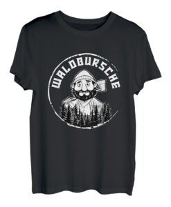Holzfäller Waldarbeiter Förster Papa Waldbursche Extrem Mann T-Shirt
