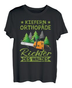 Holzfäller Waldarbeiter Motorsäge Förster Forstwirt T-Shirt