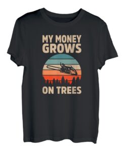 Holzherstellung Waldarbeiter Kettensäge Forster Holzfäller T-Shirt