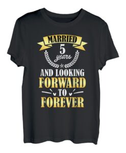 Holzhochzeit 5. Hochzeitstag T-Shirt