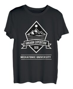 HP Lovecraft Thema Arctic Bergsteigen T-Shirt