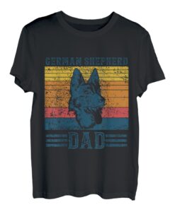 Hund Deutscher Schäferhund - Vintage Deutscher Schäferhund Papa T-Shirt