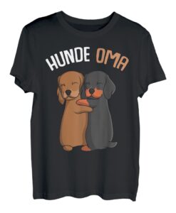 Hunde Oma Dackel Liebhaberin Frauchen T-Shirt