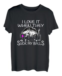 I love it - Karpfenangeln, Angeln T-Shirt