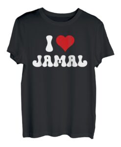 I Love Jamal I Heart Jamal Valentinstag T-Shirt