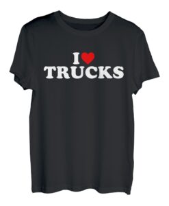 I Love Trucks - Herz T-Shirt