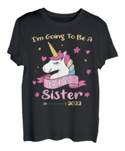 I'm Going To Be A Big Sister 2022 Schwangerschaft Ankündigung T-Shirt
