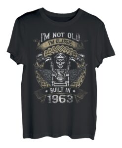 I'm Not Old I'm Classic Built 1963 Motorrad 60. Geburtstags T-Shirt