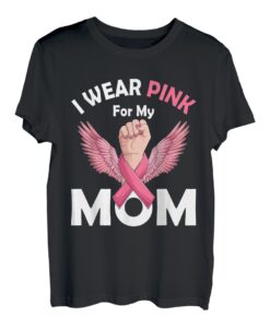 I Wear Pink For My Mom Brustkrebs-Geschenke T-Shirt