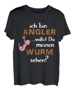 Ich bin Angler willst du meinen Wurm sehen Angler Carp T-Shirt