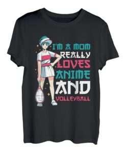 Ich bin eine Mutter die Anime und Volleyball mit Anime liebt T-Shirt