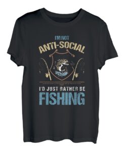 Ich bin nicht asozial, ich würde lieber angeln T-Shirt