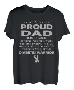 Ich bin stolzer Vater von DIABETES Warrior T-Shirt T-Shirt