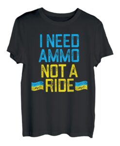 Ich brauche Munition keine Fahrt Wolodymyr Selenskyj Ukraine T-Shirt