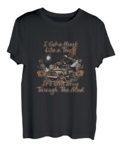Ich habe ein Herz wie ein LKW Musik Country Cute Cactus T-Shirt