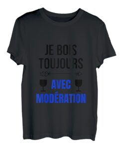 Ich holz immer mit Moderation Aperition Humor trinken Getränk T-Shirt