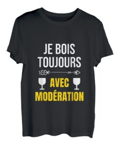 Ich holz immer mit Moderation Aperition Humor trinken Getränk T-Shirt