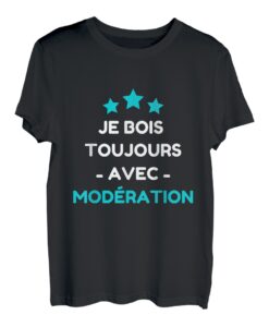 Ich holz immer mit Moderation Aperition Humor trinken Getränk T-Shirt