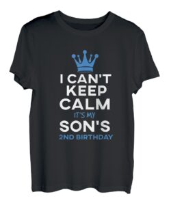 Ich kann nicht ruhig bleiben Es ist der Feier zum 2. Geburtstag meines Sohnes T-Shirt