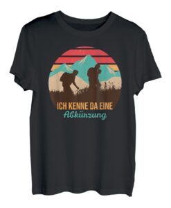 Ich kenne da eine Abkürzung Wandern Berge T-Shirt