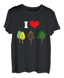 Ich Liebe Bäume Wald Ökologie Umweltschutz Natur Geschenk T-Shirt