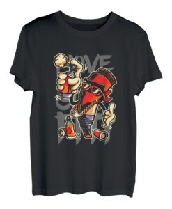 Ich Liebe Graffiti Künstler Urban Kunst Street Art Geschenk T-Shirt
