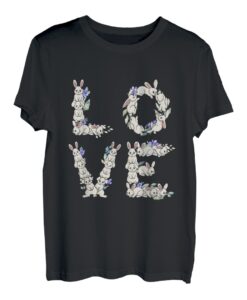 Ich Liebe Kaninchen Hasenliebe Kaninchen Liebhaber Hasen T-Shirt