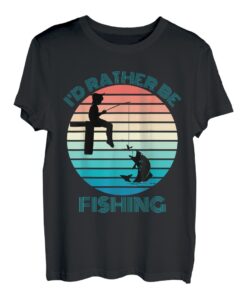 Ich möchte angeln, Sonnenuntergang, Kind, Angeln, Fischer, Angler T-Shirt