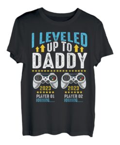 Ich stieg auf Daddy Of Twins 2023 auf, bald Vater zu werden 2023 T-Shirt