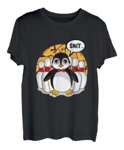 Im Bowling Club als Hobby Bowler mit Pinguin Kegel Shit T-Shirt