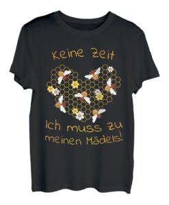 Imker Imkerin Geschenk Bienenmotiv Honigwabe Blumen T-Shirt