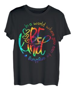 In A World Where You Can Be Anything Be Kind Puzzleteil T-Shirt