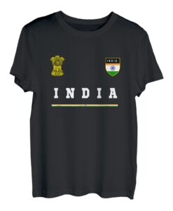 Indien Sport/Fußball-Trikot mit Flagge, Fußball T-Shirt