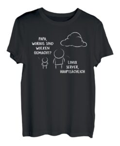 Informatiker Cloud Computing - Programmierer Vater Sohn T-Shirt