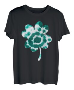 Irish Shamrock Batik Dye Happy St. Patrick's Day Go Lucky T-Shirt