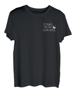 It's always time for a Glaserl Wein. AM PM Wine Weißwein Fun T-Shirt