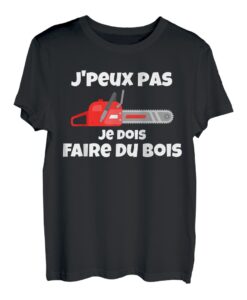 J'peux pas Kettensäge Geschenk Holzfäller Waldgeschenke T-Shirt