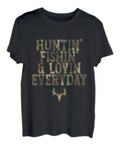 Jagd Angeln Loving Everyday | Hunter Fisherman T-Shirt