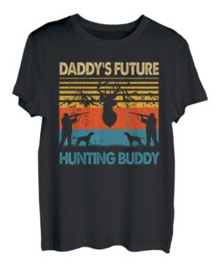 Jagdvater Daddy's Future Jagd Buddy passender Vater Sohn T-Shirt