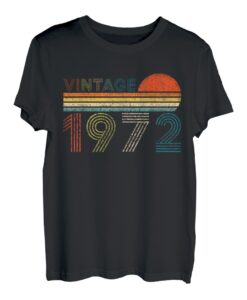 Jahrgang 1972 50 Jahre Geschenk 50. Geburtstag Männer Frauen T-Shirt