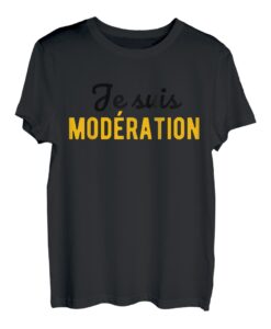 Je suis Moderation Je Bois Immer Mit Moderation Humor T-Shirt