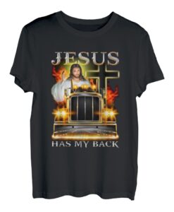 Jesus hat meinen Back-LKW-Fahrer T-Shirt